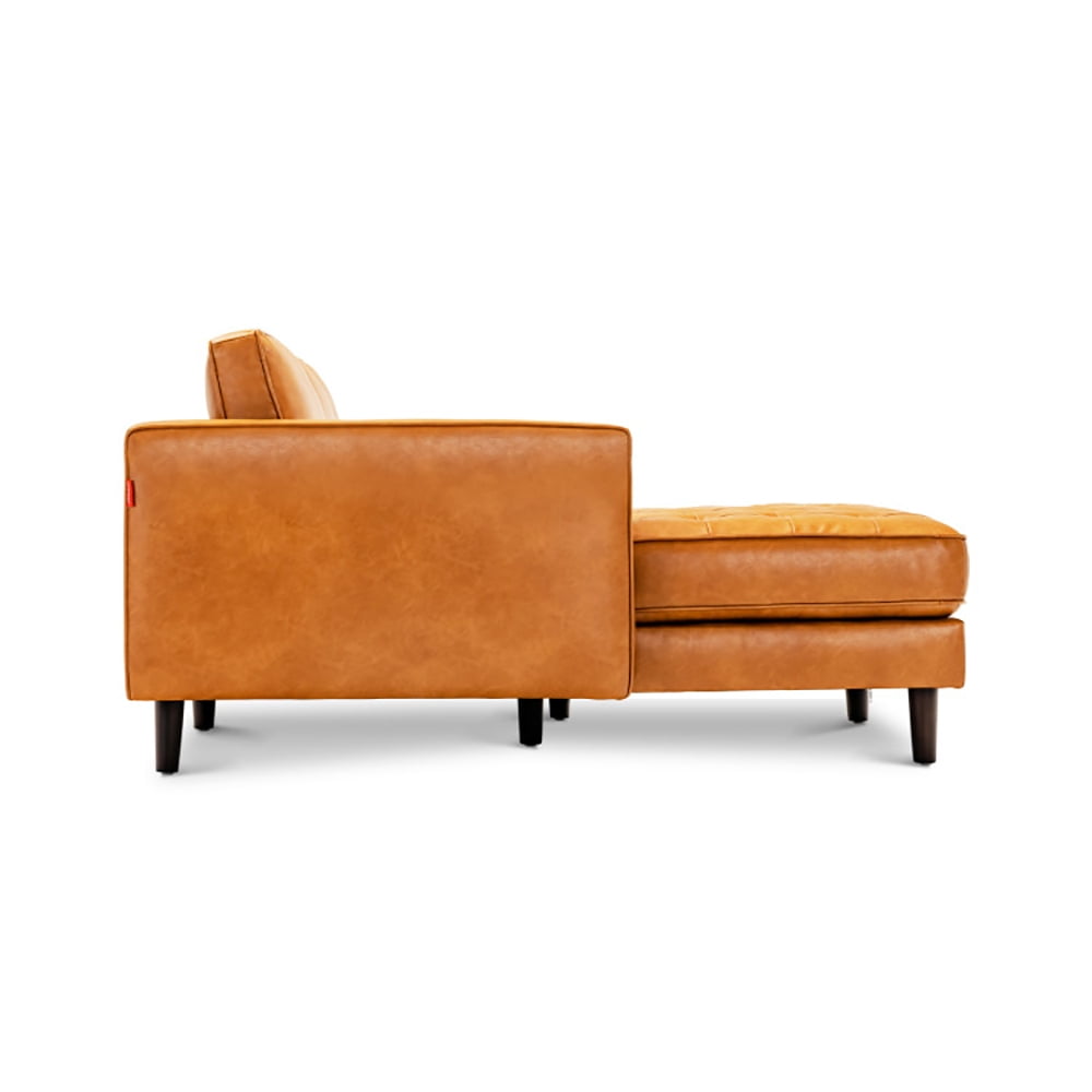 Finihen L-Shaped Sectional Sofa Couch, Sofa Bed, 3-Seat L-Shaped Sectional Sofa Couch, for Living Room, Brown Finihen L-Shaped Sectional Sofa Couch, Sofa Bed, 3-Seat L-Shaped Sectional Sofa Couch, for Living Room, Brown