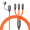 Orange, variant on 3P Experts Bold Dual 4 N 1 Charging Cable