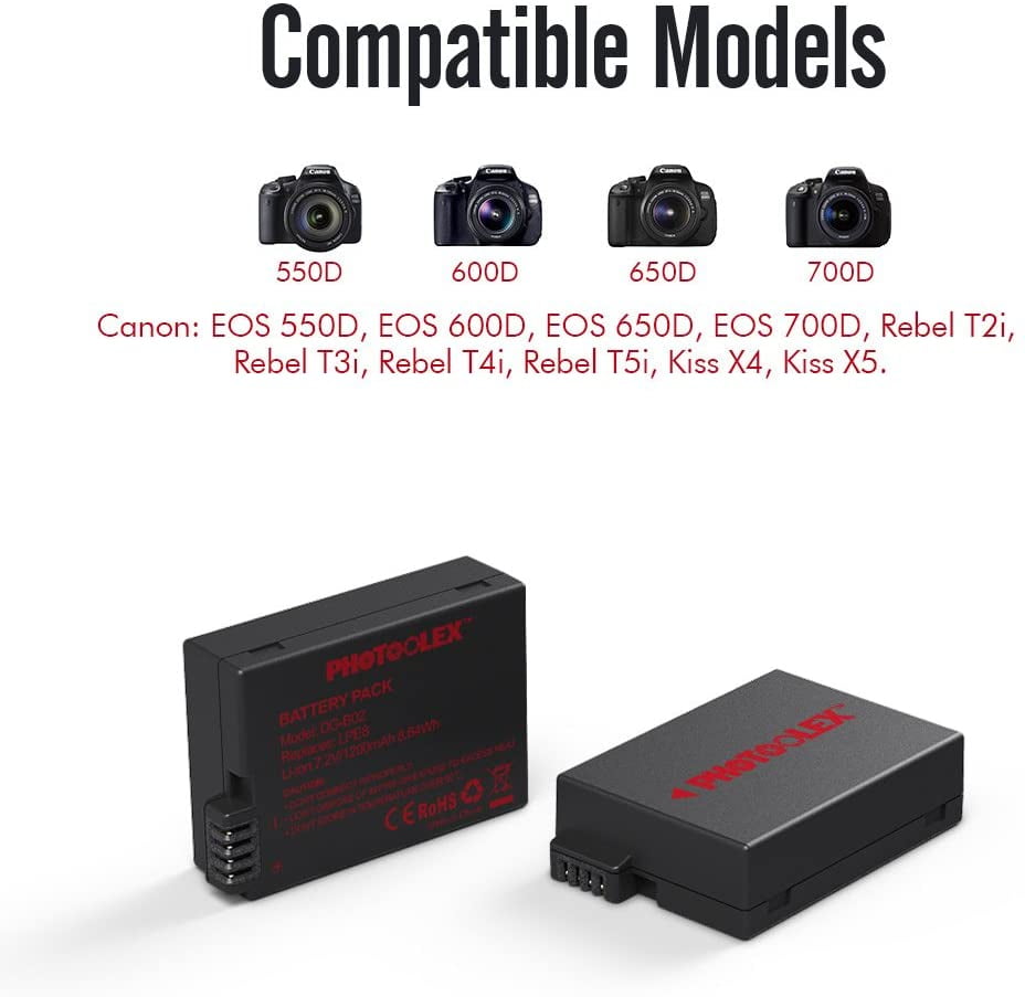 Аккумулятор canon lp e8