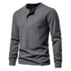 thumbnail image 1 of Blusas y camisas de manga larga y cuello redondo para hombre, pulóveres casuales, camisetas de manga larga y cuello redondo, blusas para hombre., 1 of 5