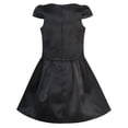 thumbnail image 3 of Girls Dress Black White Color Contrast Lace Bow Tie 6, 3 of 7