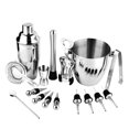 thumbnail image 2 of de herramientas de bar barman de mezclado coctele material acero inoxidable de 16 piezas / set Macarena Kit mezclador coctelera, 2 of 8