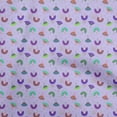 thumbnail image 1 of oneOone Cotton Poplin Bluish Violet Fabric Kids Safari Print Dress Material Fabric Print Fabric By The Yard 56 Inch Wide, 1 of 4
