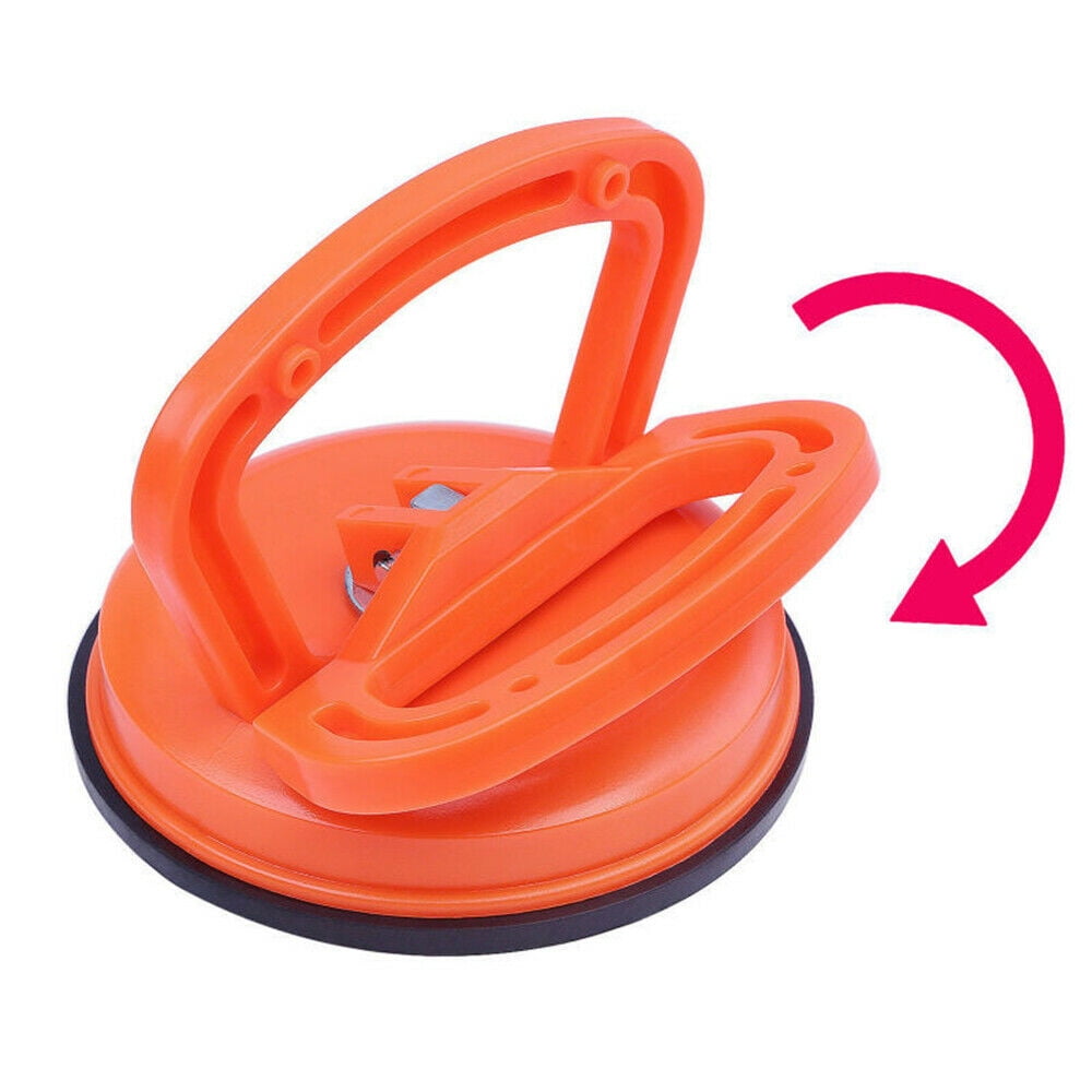 Extractor De Abolladuras Con Ventosa - Diámetro 5,5 Cm - Mango Ergonómico - Reutilizable - Para Carrocería De Coche - Color Naranja