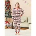 thumbnail image 5 of DAKIMOE Christmas Pajamas for Family Matching Sets Couples Xmas Pjs Matching Set Long Sleeve Top and Pants Loungewear Festive Holiday Nightwear Jammies Sleepwear For Adult Women Men Kids, 5 of 6