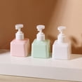 thumbnail image 5 of Botella plástica vacía de la prensa de la bomba de 200ml/ 300ml para los sueros cosméticos del maquillaje, 200ml, blanco Feliz Sencillez, 5 of 5