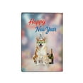 thumbnail image 2 of Happy New Year Akita Chills on Year-End Party Travel Passport Wallet Inu Dog Lover PU Leather Passport Holder Cover - 12023, 2 of 5