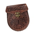 thumbnail image 4 of Bolsa de cinturón Medieval de cuero PU, bolsa de almacenamiento, accesorios, monedero hecho a mano de estilo para disfraz de pirata, Cosplay, , Gurteltasche A Yinane Bolsa de almacenamiento, 4 of 7