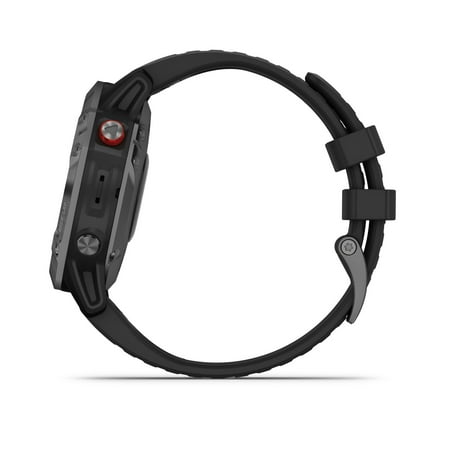 Garmin - fēnix 6 Pro Solar GPS Smartwatch 47mm Stainless Steel - Slate Gray
