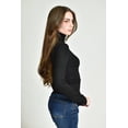thumbnail image 2 of Blusa cuello de tortuga /Juvenil, 0055 (Negro) negro M, 2 of 4