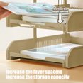 thumbnail image 5 of XGFHYJEH Book Shelf, Wood Book Shelfs, Book Cases, Shelf Multi Layer Storage Rack Office Document Storage Box Desktop Bookshelf Can Be Used To Store Books Stationery And Various Materials, 5 of 5