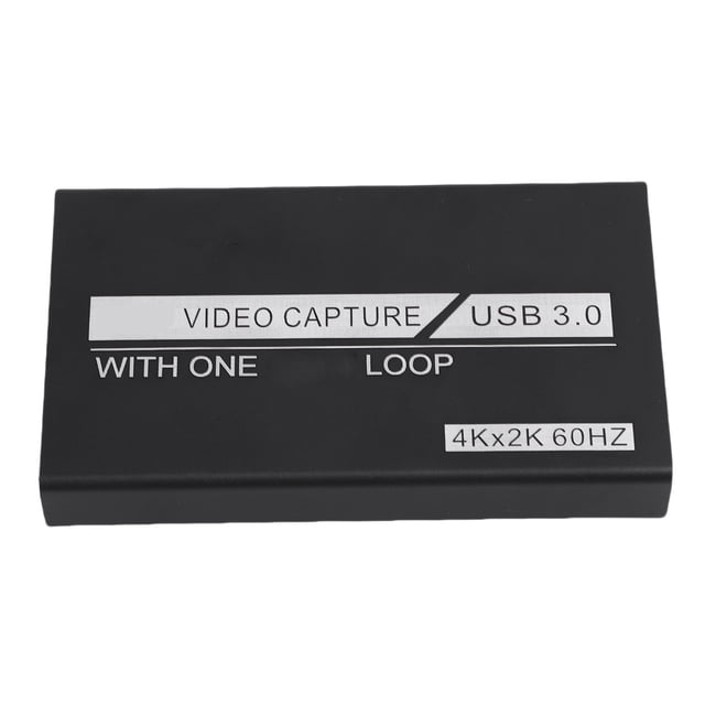 Tarjeta De Captura USB 3.0, Tarjeta De Captura De Vídeo 4K De aleación De Aluminio Para Streaming