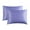 Purple, variant on Moocorvic 2 Packs Silk-Like Pillowcases Hair Skin-Friendly Bedding with Envelope Closure for Home & Travel(20x30in)