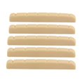 thumbnail image 1 of Lindbes 5pcs 6 String Bass Guitar Nuts Slotted 42mm Plastic Guitar Parts Instrument Accessory GL73 (Beige), 1 of 6