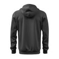 thumbnail image 6 of S-4X Plus Size Jackets for Men Big & Tall Fleece Lined Hoodies Sweatshirts Zip-Up Long Sleeve Solid Warm Athletic Workout Coats with Pockets and Hood, 6 of 8