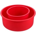 thumbnail image 1 of 2 uds moldes para pasteles redondos de silicona molde para muffins de silicona antiadherente molde para pasteles molde para hornear pasteles, 1 of 5