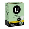 thumbnail image 2 of U by Kotex Clean & Secure Hypoallergenic Panty Liners, Light Absorbency, Regular Length, 64 Count, 2 of 9