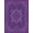 Purple Blue Pink, Pattern 2, variant on ODIKA 4'x6' Maximalist Central Emblem Delicate Blooming Petals Interlocking Design Washable Area Rug None for Bedroom, Reading Nook, Pet Friendly & Non-Shedding