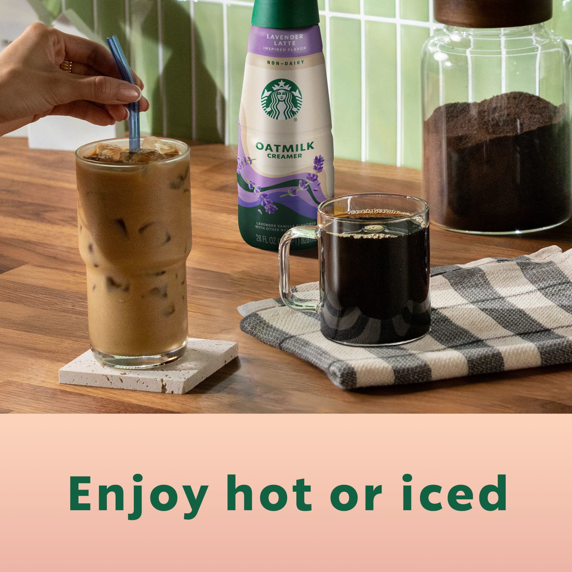 (6 pack) Starbucks Brown Sugar Cinnamon, Hot or Iced Coffee, Flavored Ground Coffee, 11 oz