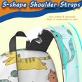 thumbnail image 5 of Rainbow Cat and Yarn White Pattern 17" School Backpacks for Teens,Waterproof Oxford Fabric,S-Shape Padded Straps for School,Travel,Hiking,Camping, 5 of 6
