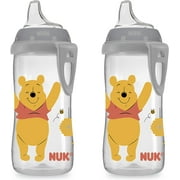 NUK Disney Silicone Spout Active Sippy Cup, Winnie the Pooh, 10oz, 2 Pack