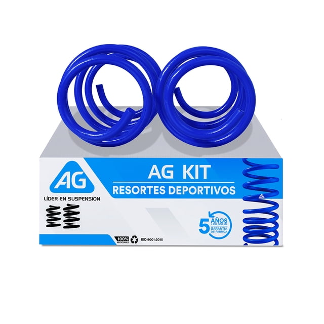 Resortes AG Kit para Auto Traseros para Ford Mustang Ecobost 2015 a 2021 2 Piezas Nuevos