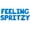 Blue, variant on Letter Balloons - FEELING SPRITZY 16" Inch Alphabet Letters Foil Mylar Balloon Bachelorette Party Banner (Blue)