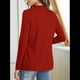 thumbnail image 5 of Suéter Tipo Cárdigan Abierto para Mujer (Disponible en Grandes) Vino Tinto XXL, 5 of 7