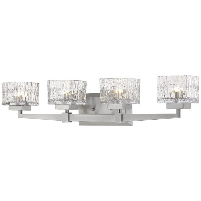 Z-Lite Rubicon 4 Vanité Légère en Nickel Brossé