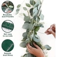 thumbnail image 4 of Alambre floral verde calibre 22, alambre flexible de paleta, herramientas para estilizar flores, manualidades, coronas y arreglos florales navideños. 3 rollos de 114 yardas., 4 of 4