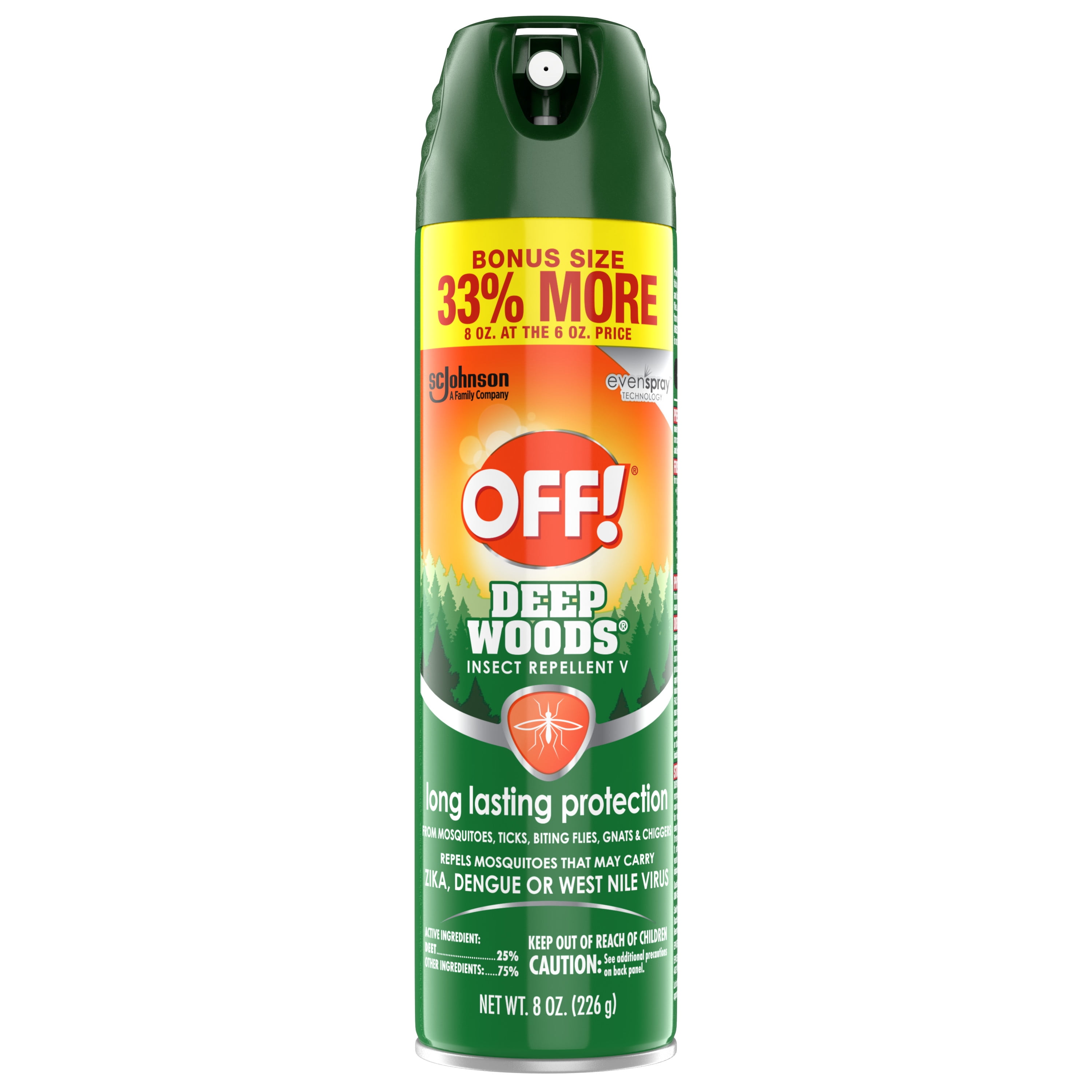 OFF! Deep Woods Insect Repellent V, 8 oz