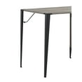 thumbnail image 6 of Modern L-Shaped Rotating Desk Swivel Corner Computer Desk with Metal Legs, 48" Rotatable Writing Table Workstation with Storage Bookshelves for Home Office - Grey, 6 of 8