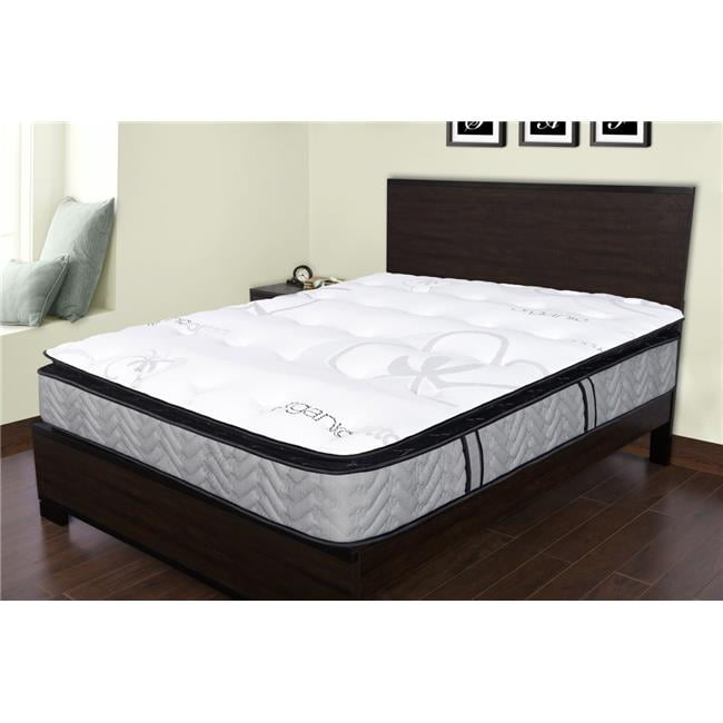11 in. Orthopedic Organic Medium Plush Knife Edge Pillow ...