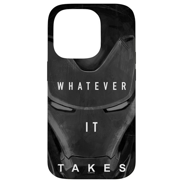 Funda para teléfono Marvel Avengers Iron Man, cueste lo que cueste para iPhone 14 Pro