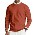 thumbnail image 2 of CharmCyan Men’s Crewneck Pullover Sweater Long Sleeve Ribbed Knit Lightweight Classic Fit Soft Material Simple Design Ginger 2XL, 2 of 7