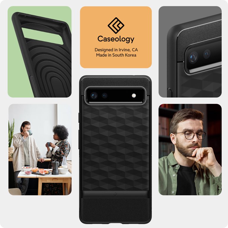 メール便不可】 Google Pixel6a Charcoal Caseologyケース付