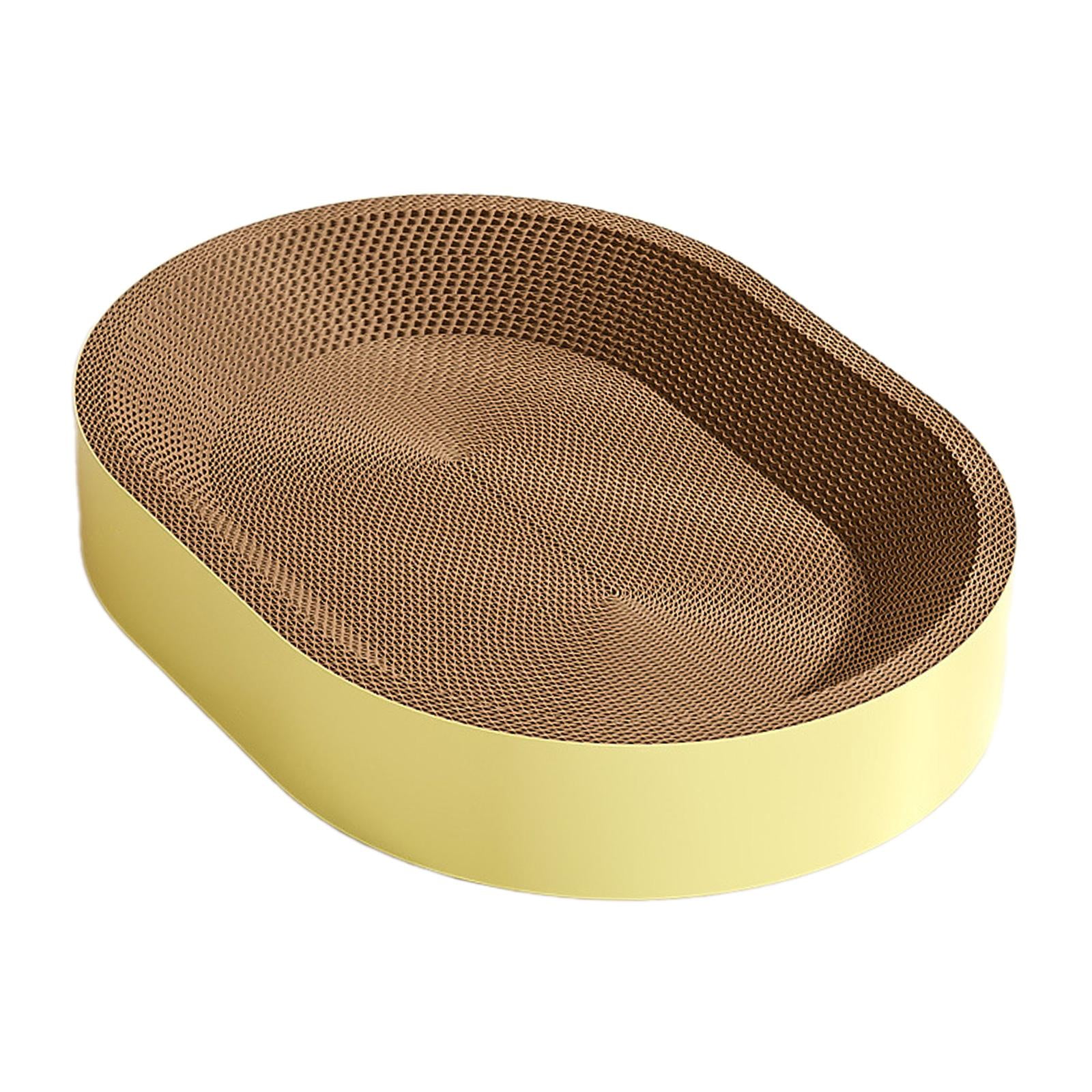 Stgfyxgs Cat Scratcher Cardboard Scratch Pad ounge Sleeping for Indoor Cats Furniture Protector Rest Corrugated Scratching Board L Yellow