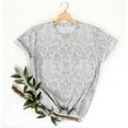 thumbnail image 3 of Clothes Under $5,Kilaqueen Floral Embossed Blouse Tops for Women Dressy Plus Size Tunic Tees Casual Loose Fitness Lightweight Summer Shirts, 3 of 4