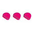 thumbnail image 4 of crativent Skull Caps for Men Reflective Liner Winter Beanie Thermal Multifunction Windproof Coldness for Protection Cycling Skiing Fushcia 3Set, 4 of 6