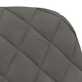 thumbnail image 5 of vidaXL Chaises de Salle à Manger d'Intérieur - 2 Pcs, Velours Gris Foncé, 5 of 5
