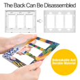 thumbnail image 4 of Yayeee Rocker Switch Wall Plate 1-Gang 4.6"x2.9" Home Decorative Outlet Cover, Art Path, 4 of 6