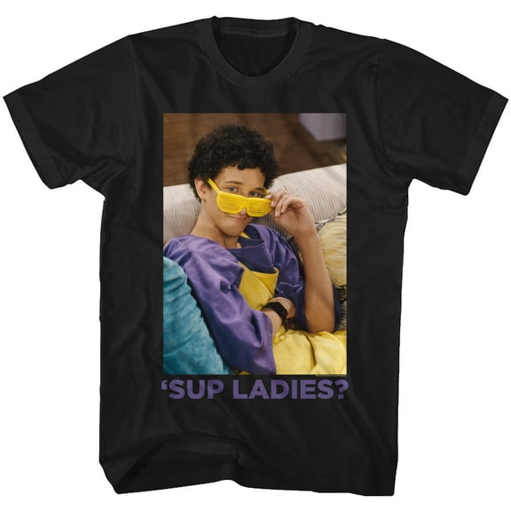 Saved by the Bell Sup Ladies Black Adult T-Shirt