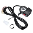 thumbnail image 1 of Universal Refitting Parts Accessories Twist Handlebar Headlight Switch Electric Bicycle Accelerator Battery Level Display E-bike Thumb Throttle 36V, 1 of 8