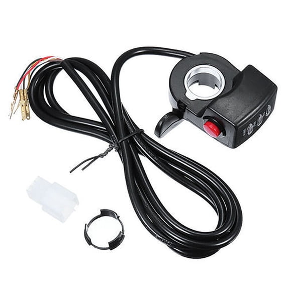 Universal Refitting Parts Accessories Twist Handlebar Headlight Switch Electric Bicycle Accelerator Battery Level Display E-bike Thumb Throttle 36V