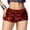 Wine, variant on CIENVNSTG Women's Elastic Waist Glitter Shorts Sequin Sparkly Mini Party Bottoms for Stage Performances Themed Parties And Holiday Night Styling Green Green XXL