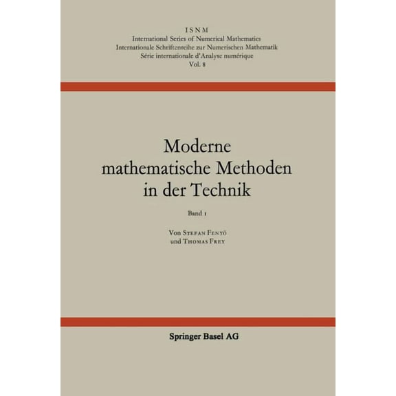 International Numerical Mathematics Moderne Mathematische Methoden in Der Technik, Book 8, (Paperback)