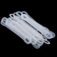 thumbnail image 3 of fenteer 4x20Pcs Clear Non-Slip Silicone Clothes Hanger Grips Clothing Hanger Strips S 4 Pcs, 3 of 8