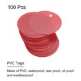 thumbnail image 2 of Unique Bargains 100pcs Waterproof Shipping Tags, PVC Metal Eyelet Durable Label Tear Resistant Blank Tag Red, 2 of 6