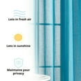 thumbnail image 4 of THD Natalie Faux Linen Semi Sheer Privacy Sun Light Filtering Grommet Window Panels, Pair, 4 of 4