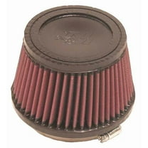 K&N Universal Clamp-On Engine Air Filter: Washable and Reusable: Round Tapered; 4 in (102 mm) Flange ID; 3.5 in (89 mm) Height; 5.375 in (137 mm) Base; 4.375 in (111 mm) Top , RU-2510